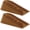Brown / Coffee, variant on Gray Large Rubber Door Stopper Made in USA - Door Stop Wedge for Carpet, Tile, Concrete Floor, Door stoppers for Bottom of Door -Heavy Duty for Commercial & Home - 6.5 x 2.75 x 1.9 Inches