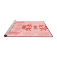 thumbnail image 2 of Ahgly Company Machine Washable Indoor Rectangle Abstract Red Modern Area Rugs, 3' x 5', 2 of 4