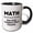 Black/White, variant on 3drose, Math the Only Subject That Counts, 15oz Mug