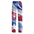 thumbnail image 6 of FrzhBrz 4th of July Pajama Pants Women Soft Wide Leg Loose Pj Bottoms Stretch Pj Pants Drawstring 250th Anniversary Sleepwear Bottoms Lounge, 6 of 6