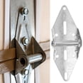 thumbnail image 1 of GAXIRE 2Ud Bisagras Para Puerta De En Hierro Plateado Con De Automático, 1 of 6