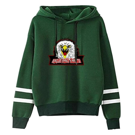 Eagle Fang Karate Cobra Kai Merch Hoodies Pocketless Parallel Bars Sleeve Sweatshirt Woman Man Clothes