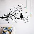 thumbnail image 3 of Dvkptbk The Sticker on Long Tree Branch Wall Sticker Animals Cats Art Decal Decor Home Decor, 3 of 3