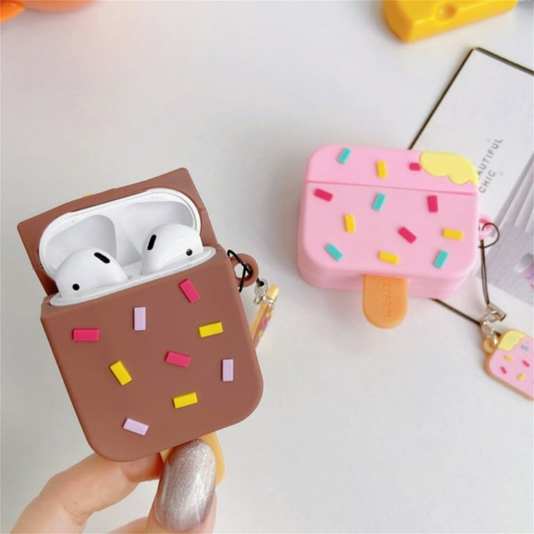 ICECREAM AIR POD SILICON CASE。 Amazon.com: elago Ice Cream Case Compatible with AirPods Pro