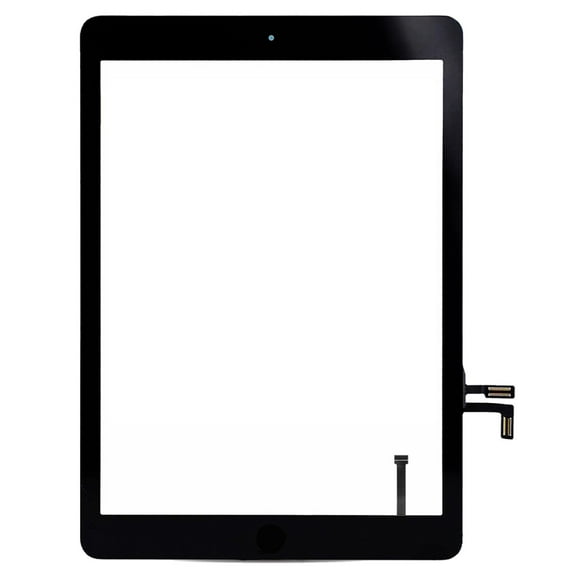 Replacement Digitizer Compatible For iPad Air 1 / iPad 5 (2017) (Home Button Pre-Installed Compatible For iPad Air 1) (Aftermarket Pro: XO7) (Black)