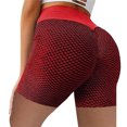 thumbnail image 2 of Abcnature Plus Size Shorts, Womens Athletic Shorts, Womens Stretch Leggings Fitness Running Gym Pockets Active Shorts, Yoga, Comfy Beach Shorts, Yoga Pants, Cycling Sport Shorts Red XL, 2 of 4