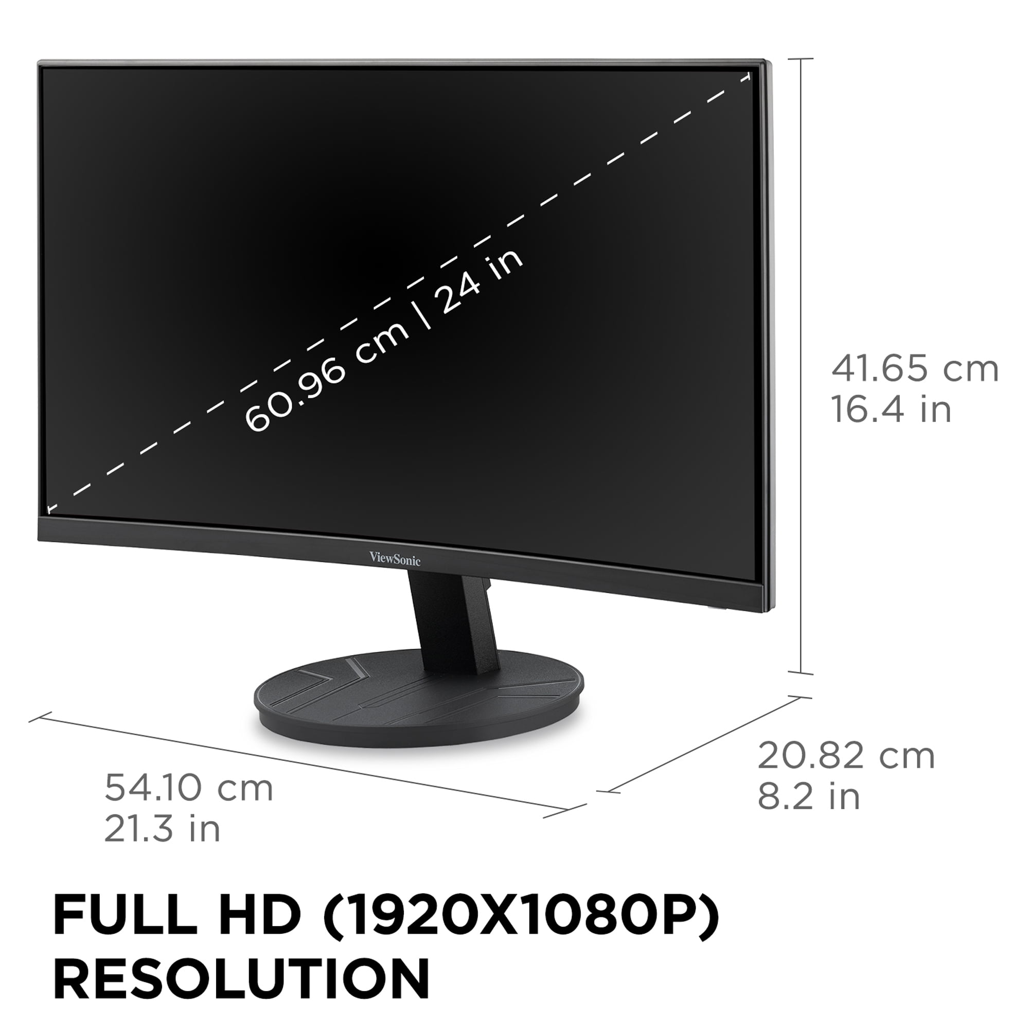ViewSonic VA2416C 24" 1080p FHD Curved Monitor