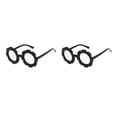 thumbnail image 2 of Gafas para niños Qarigey gafas de girasol Accesorios de ropa de moda Negro Blanco Plata 2Conjunto, 2 of 6