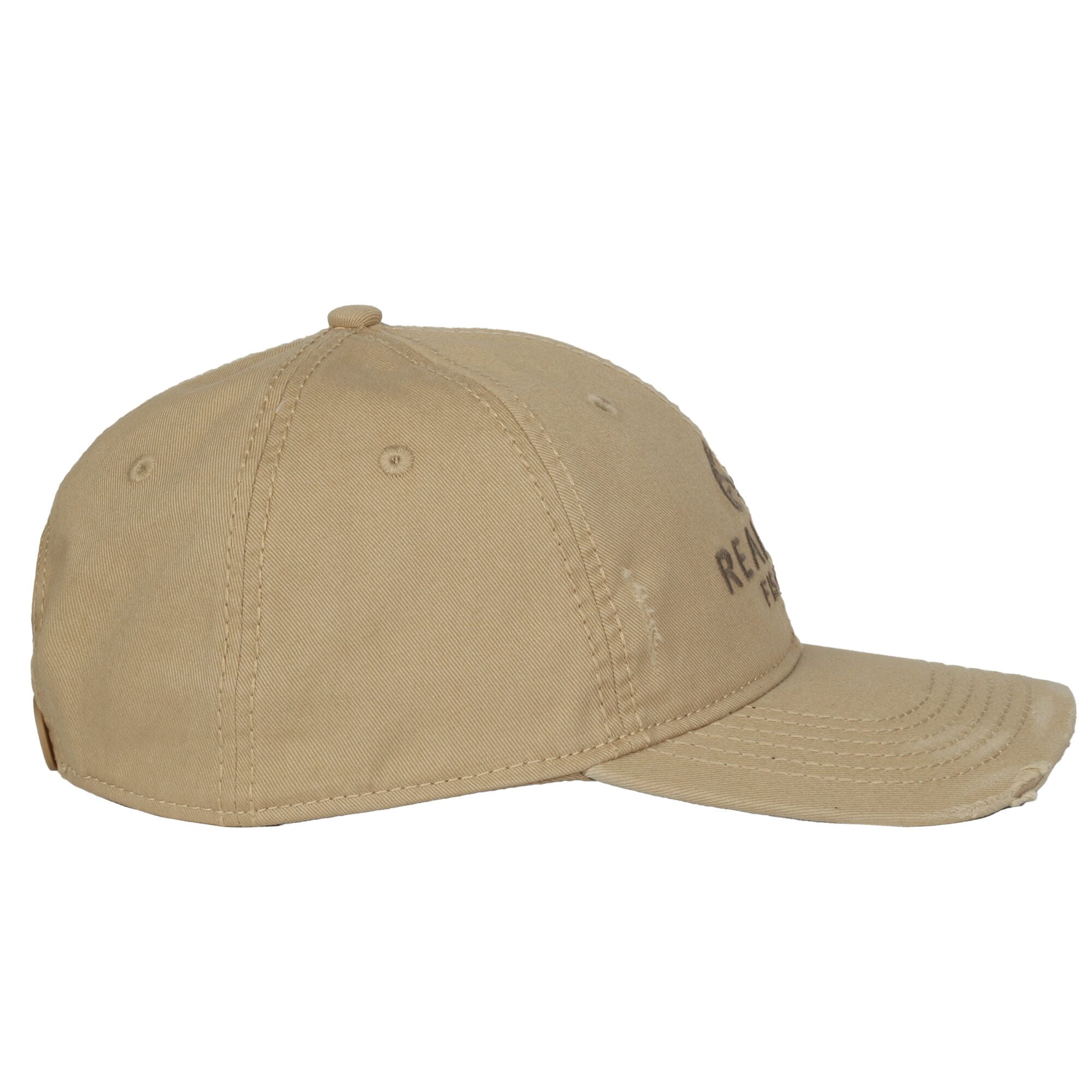 Realtree® Structured 6-Panel Chino Cotton Twill Fishing Hat with Heavy Fray