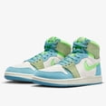 thumbnail image 2 of Ni - ke Ni - ke Women's Air Jordan 1 Zoom Air Comfort 2 Shoes 'Blue/Oil Green' (DV1305-433), 2 of 5