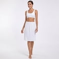 thumbnail image 2 of Women's Half Slip Underskirt, Mid Length Elastic Waist Under Dress Liner, Soft Smooth Seamless Breathable Ladies Slip Skirt for Daily Wear, Formal Dresses, Layering, 2 of 8