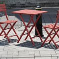 thumbnail image 4 of Compamia Helen Square Folding Bistro Table 24 inch Marsala, 4 of 7