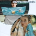 thumbnail image 6 of KUIFORTI Sea Turtle Car Seat Towel Covers with Storage Bag, Beach Post Workout Sweat Washable Cover Non Slip for Car Towel for Dog Pet Workout Outdoor Sport Activities, 6 of 8