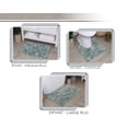 thumbnail image 2 of Royal 3-Piece Microfiber Bath Rug Set, Soft Plush Bathroom Mats with Non-Slip Rubber Backing, Quick-Dry, Ultra-Absorbent, Machine Washable Rugs for Shower, Tub, Vanity, and Toilet Areas, Green, 2 of 9