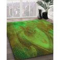 thumbnail image 2 of Ahgly Company Indoor Round Patterned Army Green Area Rugs, 7' Round, 2 of 6