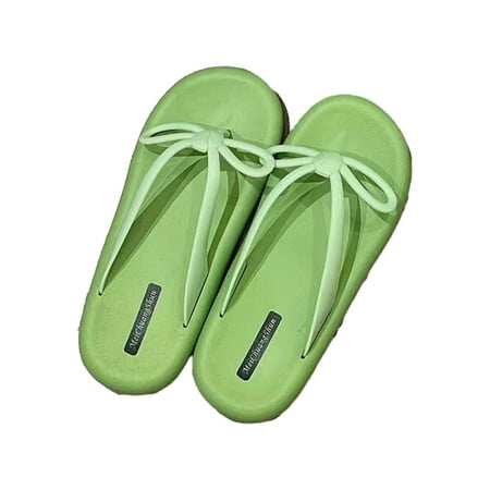 

Platform Flat Thong Sandals for Women Summer Cute Fashion Flip Flops Soft Non-slip Slide Sandal for Beach Resort