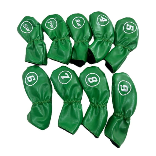 Fundas protectoras para cabeza de hierro Strade Fareast Limited 9 Piezas Verde