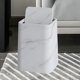 thumbnail image 1 of Cubo de basura de mármol Cubo de basura del hogar con tapa Canasta de papel Contenedor de basura del hogar Cesta de basura para cocina Sala de oficina, 1 of 8