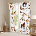 thumbnail image 3 of Manfei Western Cowboy Curtains Pack of 2 (42x84 Each),Retro Horseshoe Boots Curtains Blackout,Rustic Farmhouse Cabin Bedroom Curtains For Boys Kids,Ultra Soft Home Decor, 3 of 6