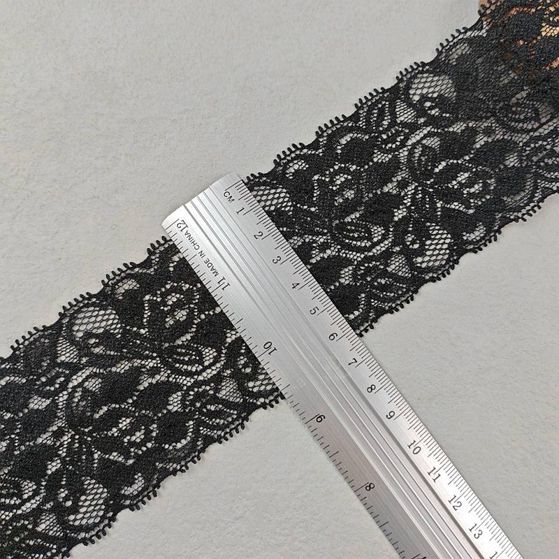 Beige Lace Ribbon 10 Yards Cotton Lace Trim Crochet Sewing Lace for Crafts, Gift Package Wrapping, Bridal Wedding Decoration, Widen 2.35 inch,Style 3