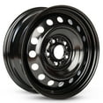thumbnail image 3 of New OEM Replacement Wheel 16x6.5 in for 2016-2024 Mitsubishi RVR Painted Black 16 inch Steel Rim, 3 of 5