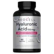 Hyaluronic Acid Supplement | 100 mg | 60 Capsules for Men and Women | by NeoCell