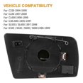 thumbnail image 3 of Left Side Side Wing Mirror Glass Heated With Backing Plate For - C W202 E W210 S W140 1994-2000, 3 of 4