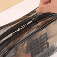 thumbnail image 3 of Bolsas de cosméticos de tamaño cuarto de galón Bolsas de cosméticos transparentes aprobadas, bolsas de cosméticos de viaje para hombres y mujeres, bolsas de viaje aptas para aerolíneas Adepaton CPB-DE-WX445-3, 3 of 5