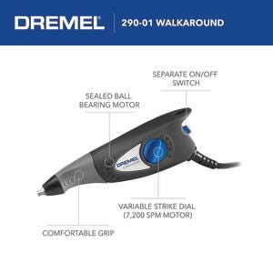 Dremel 290 Electric Engraver Tool for Metal, Wood & Glass