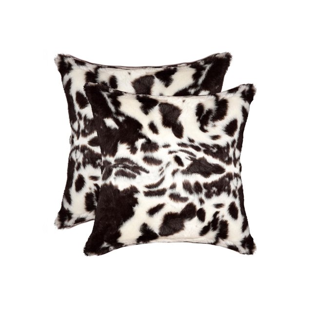 COUSSIN EN FAUSSE FOURRURE BELTON 18"X18" 2 PQT