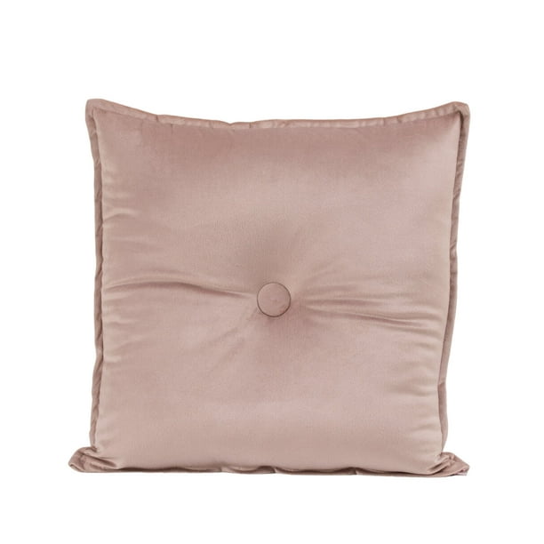 Cojín Decorativo Antonela Botón Rosa