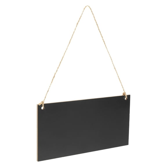 FRCOLOR Black Hanging Chalkboards for Decor Lightweight Synthetic Material with Selected Design 2 Pieces