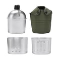 thumbnail image 4 of DYNWAVECA Boîte Bento Camping Lunchbox Réchaud Multifonction avec Bouilloire avec Poignée Conteneur à Lunch pour Randonnée Alpinisme, 4 of 10