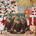 thumbnail image 6 of Naloa Forest Maple Leaf Husky Drawstring Christmas Bags, 3D Xmas Gift Bags, Christmas Wrapping Bags, Xmas Goodie Bags, Treat Pouch Bags, Party Favor Bags-Small, 6 of 9