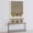 Cocoa & Almond, variant on 30 x 72 in. Cordless Veranda Vinyl Roll-Up Blind, Desert & Almond