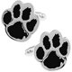 thumbnail image 5 of Mancuernillas De Huella De Perro Negra Gemelos, 5 of 5