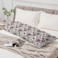 thumbnail image 6 of Spring Floral Body Pillow Cover 20 x 60 Inch Decorative Pillow Cover Red Flowers Leaves Botanical Vintage Beige Lumbar Pillowcase Seasonal Rectangle Cushion Case for Couch Sofa Bed Living Room, 6 of 9