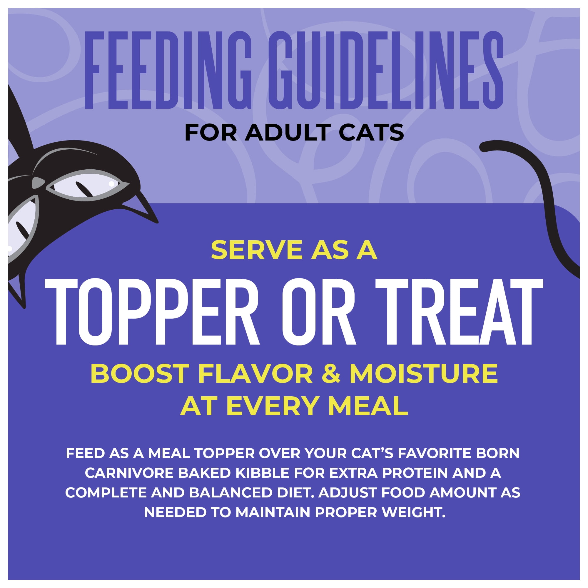 (6 pack) Tiki Cat Born Carnivore Complements Wet Cat Food Topper, Chicken & Egg 2.1 oz. Pouch