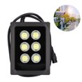 thumbnail image 1 of Cámara De Seguridad Luz De Relleno 6 Led 12-24V 6W Ip65 A Prueba De Agua Con Sensor Inteligente Asistente De Visión Nocturna Lámpara Infrarroja Para Cámara De Vigilancia Al Aire Libre Kearding EL014277-01, 1 of 5
