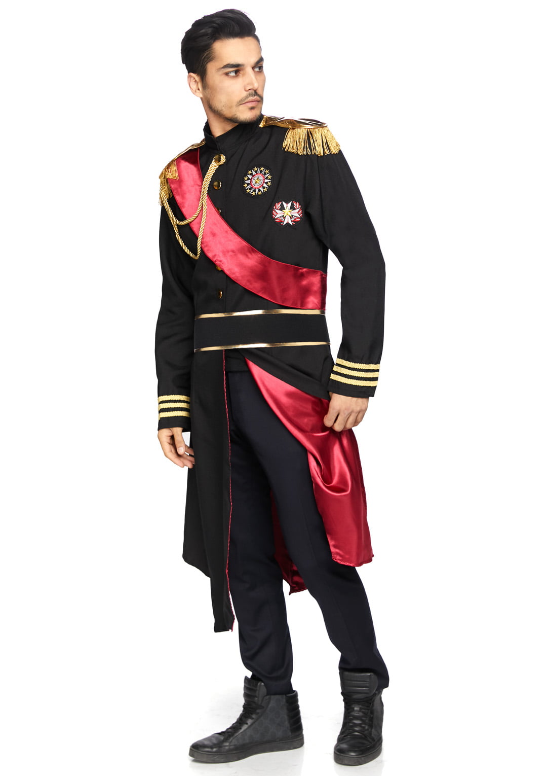 Mens & Ladies Steampunk Costumes Science Fiction Fantasy Military Army Uniform 