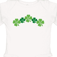 thumbnail image 4 of Inktastic Shamrock Four Leaf Clover St Patricks Boys or Girls Long Sleeve Baby Bodysuit, 4 of 5