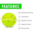 thumbnail image 2 of SAMYOMM 40/26 Holes Pickleball Balls,4Pcs Outdoor/Indoor Pickleball Balls,USAPA Approved, 2 of 8