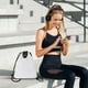 thumbnail image 5 of Mochila deportiva multifuncional impermeable con cordón, bolsa de viaje de tela Oxford, ligera y perfecta para gimnasio, correr, senderismo y actividades al aire libre. Aestivo | Gris |, 5 of 6
