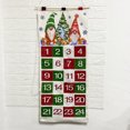thumbnail image 4 of XWSHYW Decoraciones Navideñas Nuevos Adornos Decorativos Navideños Percha Navideña Impresión de Anciano Sinrostro Calendario de Cuenta Regresiva de Navidad 24 Bolsas, 4 of 6