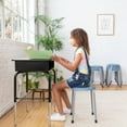 thumbnail image 6 of ECR4Kids Daisy Stackable Stool with Glides Seating Set, Flexible Seating, Powder Blue, 8-Piece, 6 of 9