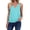 Emerald Green, variant on Womens Tank Casual V Neck Summer Spring Beach Vacation Tank Loose Fit Cute Fashion Sleeveless Tops Emerald Green M