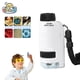 thumbnail image 2 of Kit de juguete Microscopio de bolsillo para niños, Mini microscopio de mano educativo con luz, juguetes STEM, regalo, 60-120x Fivean unisex, 2 of 2