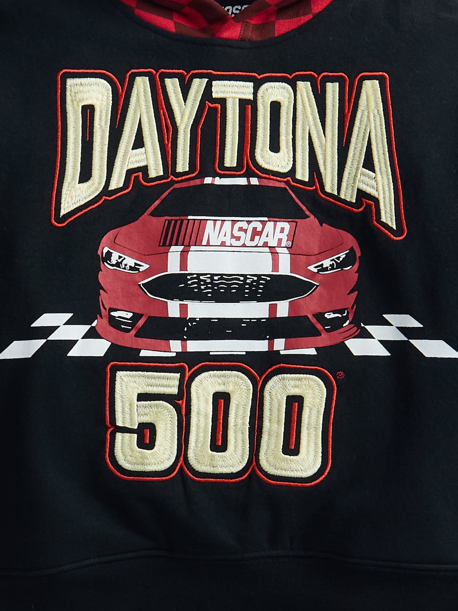 NASCAR Boys Layer Look Embroidered Hoodie, Sizes XS 4/5-XL 14/16