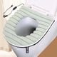 thumbnail image 1 of Asiento de inodoro con calefacción verde, USB de invierno con regulación de temperatura, mullido, lavable, para el hogar, termostato de calefacción rápida, 1 of 6