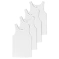thumbnail image 1 of UNCOVER by SCHIESSER Camiseta Interior para Hombre, Pack de cuatro, Serie "Uncover", Cuello Redondo Blanco 2XL (2X-Large), 1 of 5